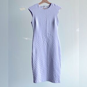 Bebe White Textured Dress EUC Size M